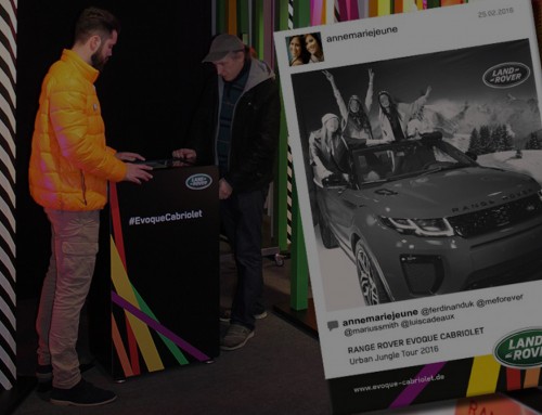 Optimale Markteinführung des Range Rover Evoque Cabrio mit Hashtag Fotospaß!